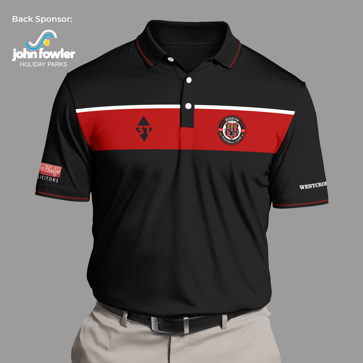 Berrow F.C Mens 26/27 Polo Shirt